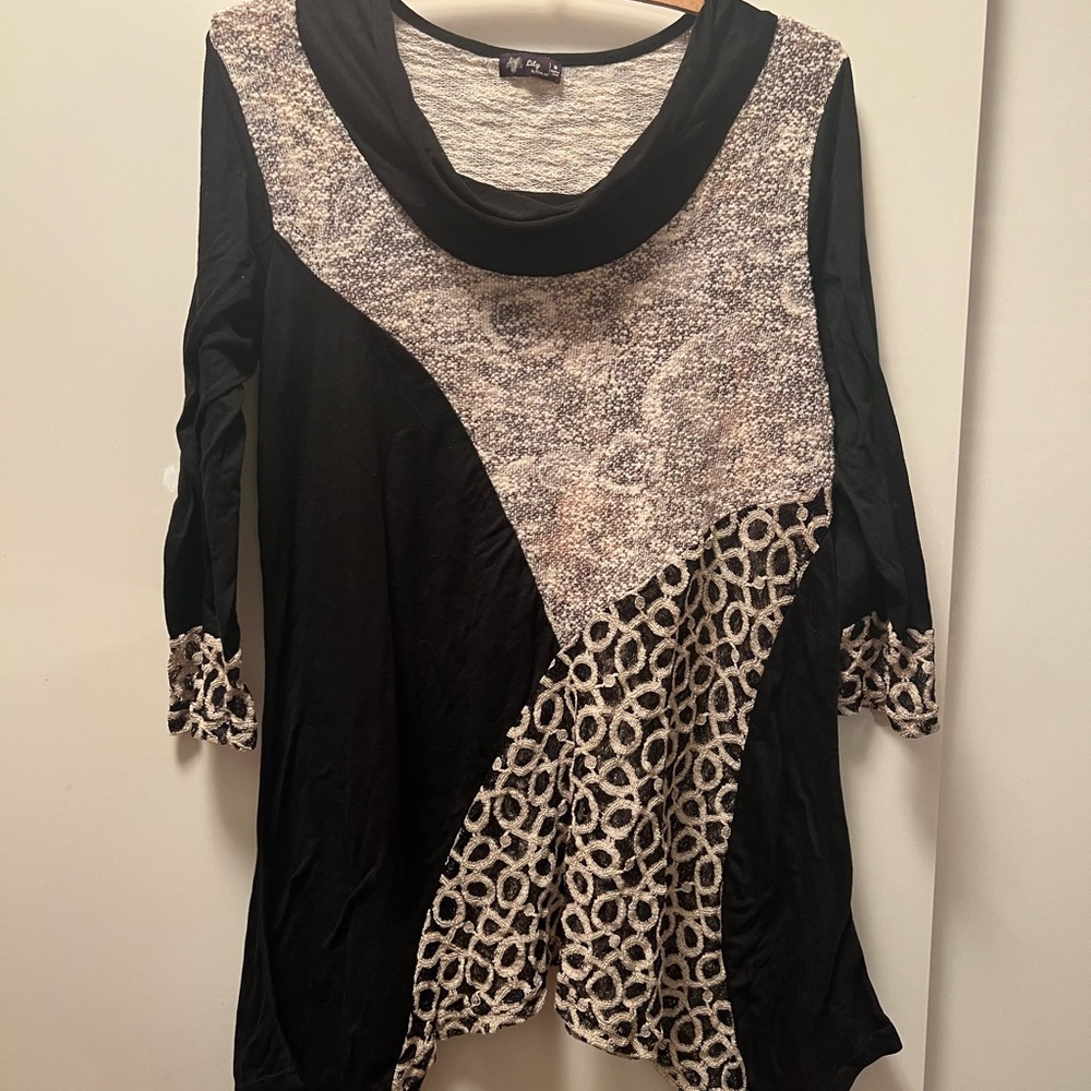 Lily knit color block sweater